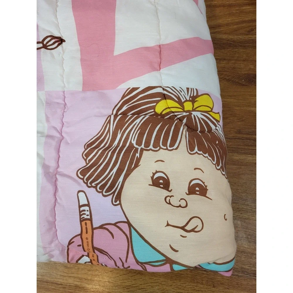 Vintage 1991 Cabbage Patch Kids CPK Twin‎ Comforter